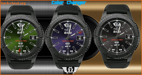 APOLLO TWO Luxury Glow Watchface for WatchMaker screenshot