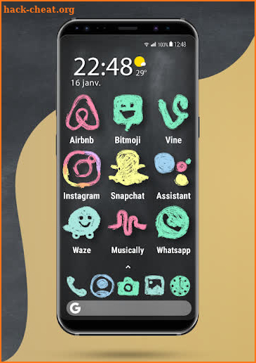 Apolo ChalkBoard - Theme, Icon pack, Wallpaper screenshot