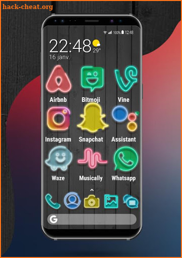 Apolo Neon2 - Theme, Icon pack, Wallpaper screenshot