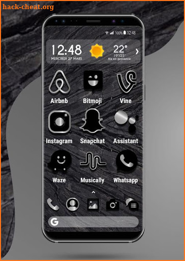 Apolo Onyx - Theme, Icon pack, Wallpaper screenshot