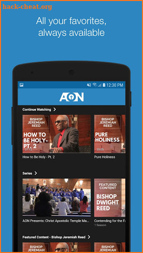 Apostolic Oneness Network screenshot