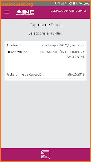 Apoyo Ciudadano - INE screenshot