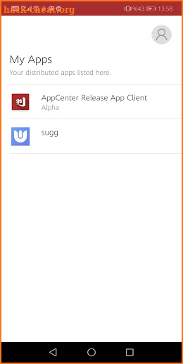 App Center Client screenshot