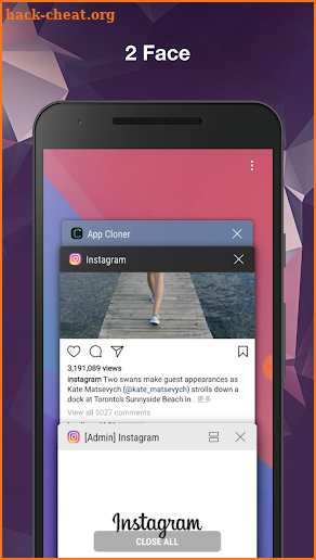 App Cloner ❤️ Multiple accounts & Two face screenshot