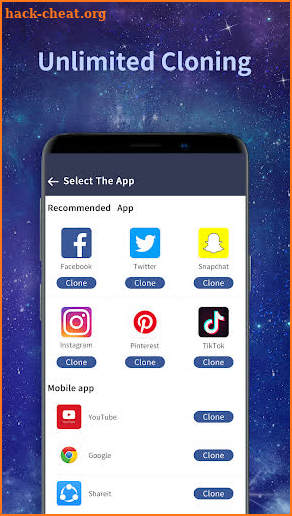 App Cloner - Multiple Accounts&Parallel Space Dual screenshot