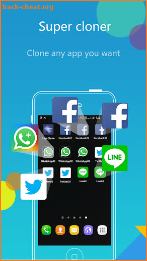App Cloner- Multiple Chat Accounts & Dual Chat App screenshot
