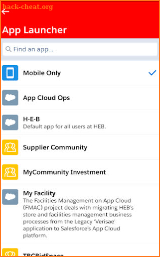 App Cloud H-E-B screenshot