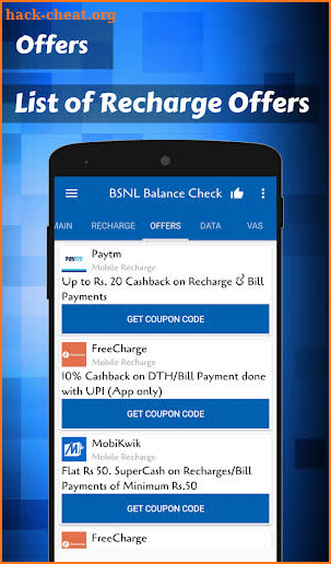 App for BSNL Recharge & BSNL balance check screenshot