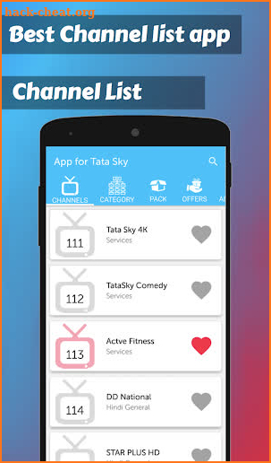 App for Tata Sky Channels List& Tata sky DTH Guide screenshot