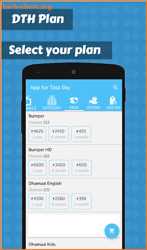 App for Tata Sky Channels List& Tata sky DTH Guide screenshot