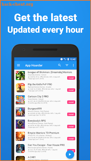 App Hoarder - Paid Apps Gone Free screenshot