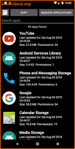 App Info Manager: Search, Sort Apps, Extract APK screenshot