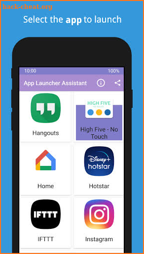 App Launcher Assistant screenshot