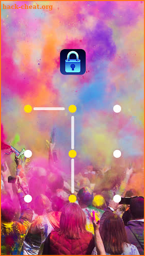 App Lock Master Holi Theme screenshot