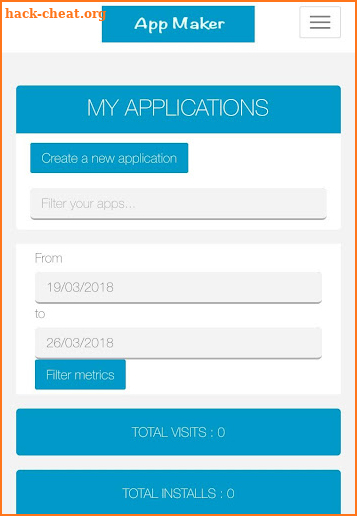 App Maker صانع التطبيقات screenshot