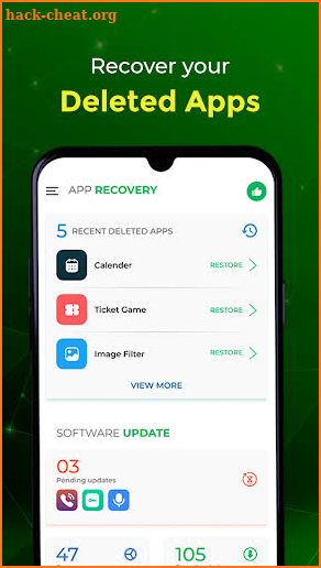 App Recovery screenshot