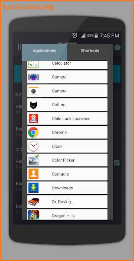 App Shortcuts - Easy App Swipe (TUFFS Pro) screenshot