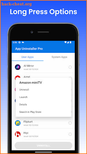 App Uninstaller Pro screenshot