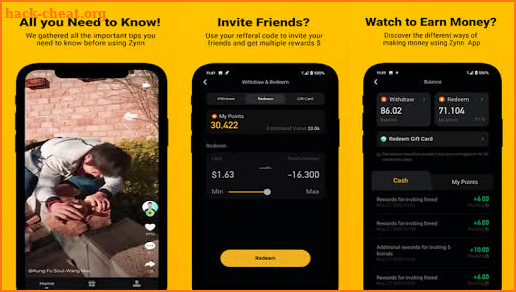 app Zynn 💲 money tips screenshot