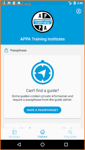 APPA Training Institutes screenshot