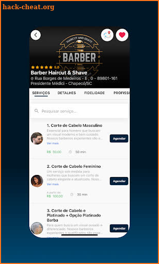 AppBarber: Cliente screenshot