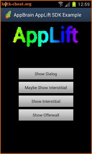 AppBrain SDK demo screenshot