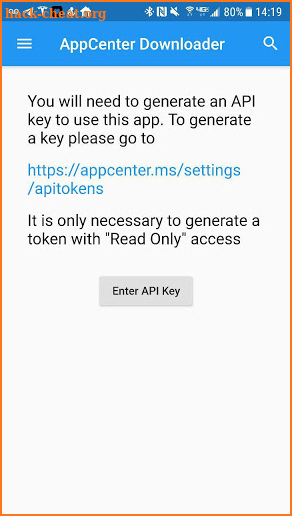 AppCenter Downloader screenshot