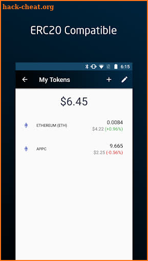 AppCoins BDS Wallet screenshot