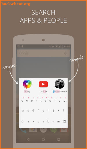 AppDialer 11–T9 app search screenshot