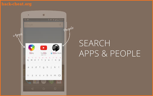 AppDialer X–T9 app search screenshot