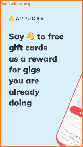 Appjobs Rewards App screenshot