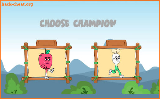 apple and onion running game screenshot