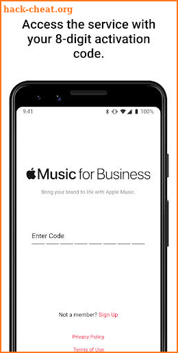 Apple Music for Business screenshot