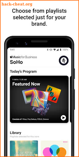 Apple Music for Business screenshot