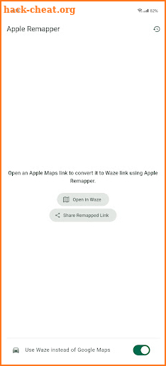 Apple Remapper: Open Map links screenshot