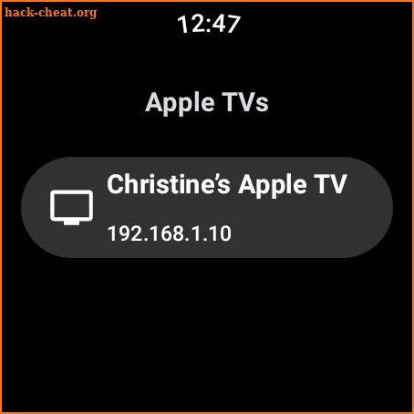Apple TV Remote screenshot