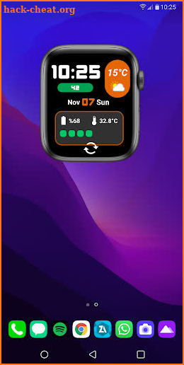 Apple Watch Widget screenshot
