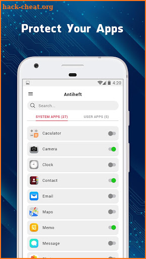 AppLock - fingerprint password pin & pattern lock screenshot