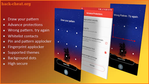 Applock Fingerprint - Pattern app lock - call lock screenshot
