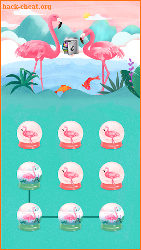 AppLock Theme Flamingo screenshot
