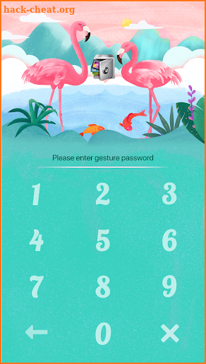 AppLock Theme Flamingo screenshot