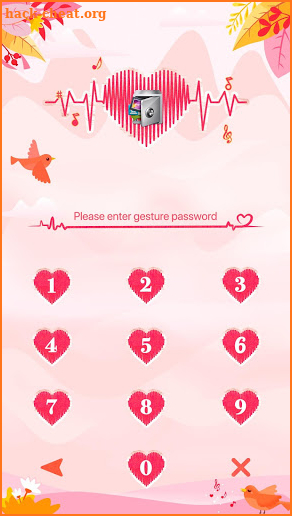 AppLock Theme Heartbeat screenshot