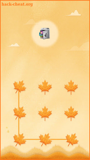 AppLock Theme Maple Leaf screenshot