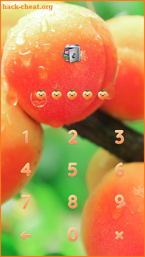 AppLock Theme Peach screenshot