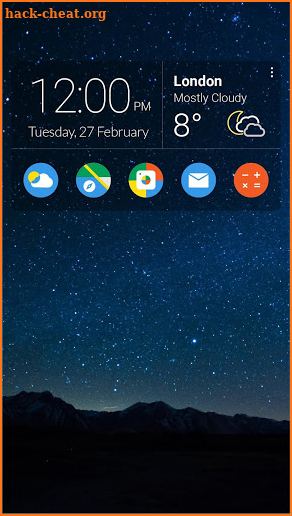 Appnext Weather widget screenshot