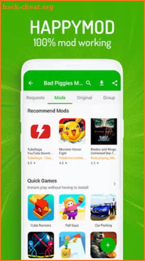 Apps & Games: Happymod screenshot