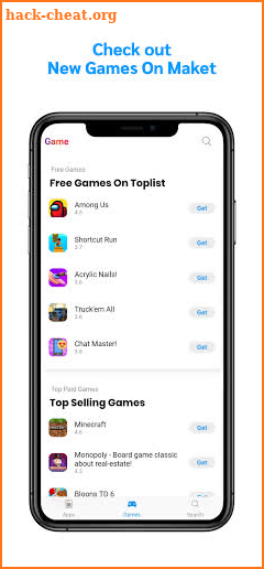 Apps Store - iOS style screenshot