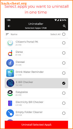 Apps Uninstaller - Delete Multiple Applications screenshot