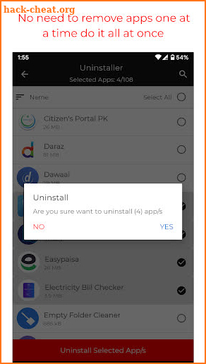 Apps Uninstaller - Delete Multiple Applications screenshot