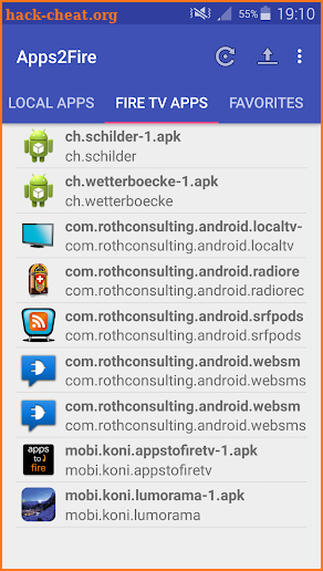 Apps2Fire (Original) screenshot